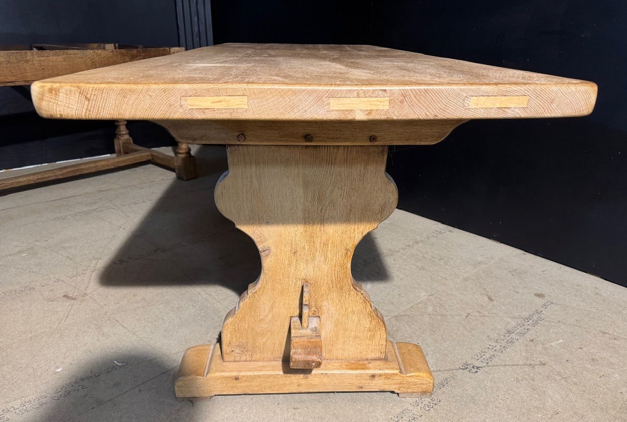 Smaller French Oak Farmhouse Dining Table photo vinterior