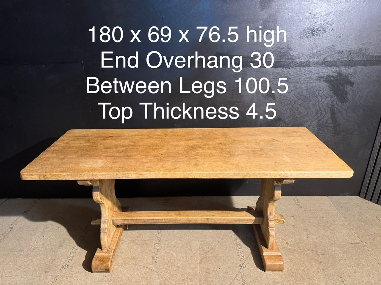 Smaller French Oak Farmhouse Dining Table photo buy