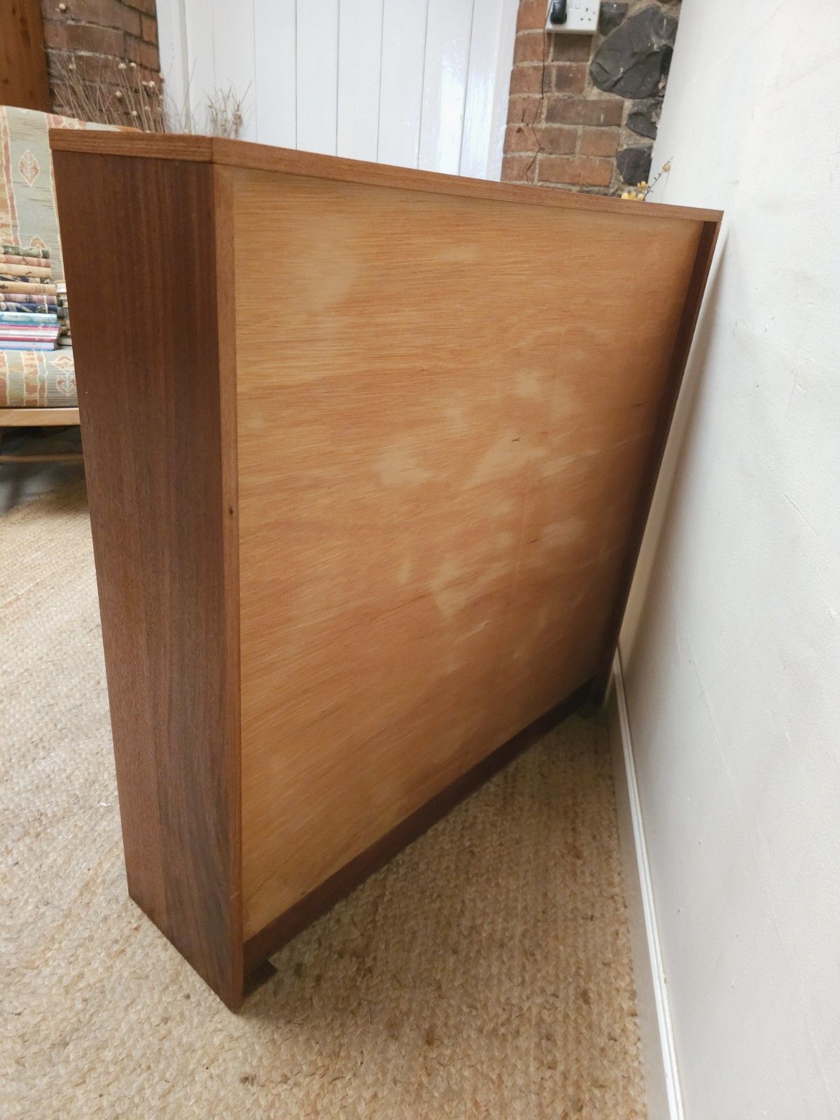 Mid Century Shelves Teak Vintage Freestanding Book Shelf Unit Retro Delivery photo vintage