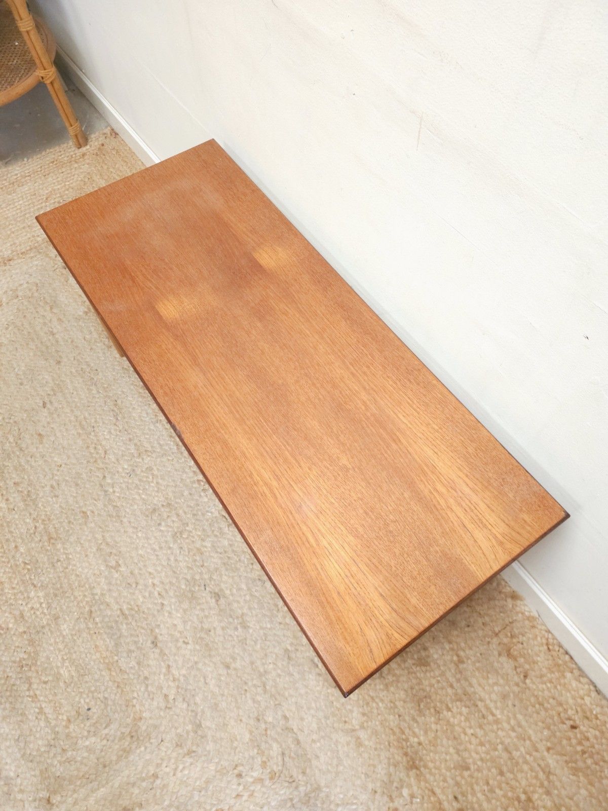 Retro Coffee Table Mid Century Original 1960s Teak Vintage Stylish Delivery photo 155.0