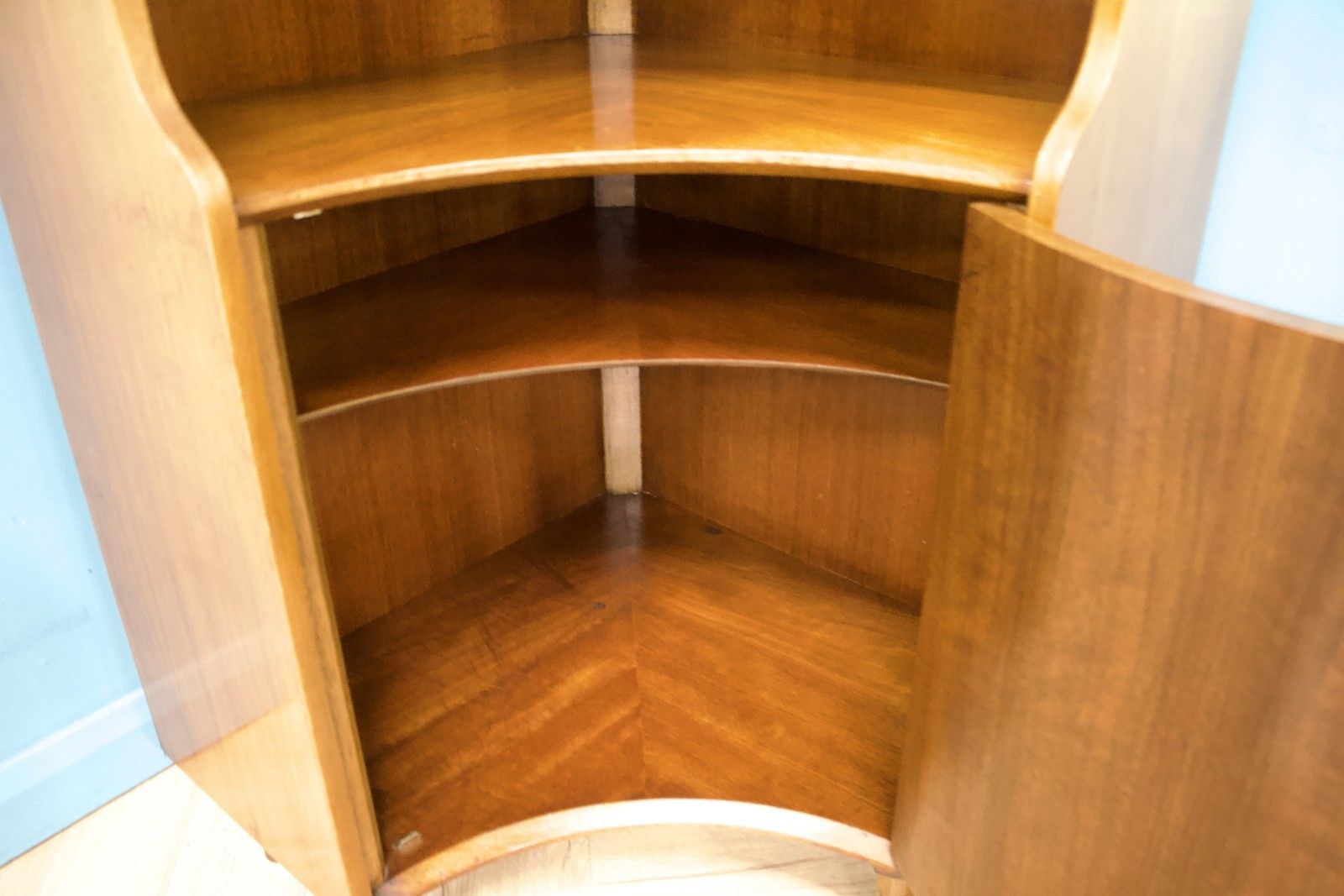 Mid Century Teak Corner Unit Shelving From Greaves And Thomas, 1960s #1598 photo Furniture