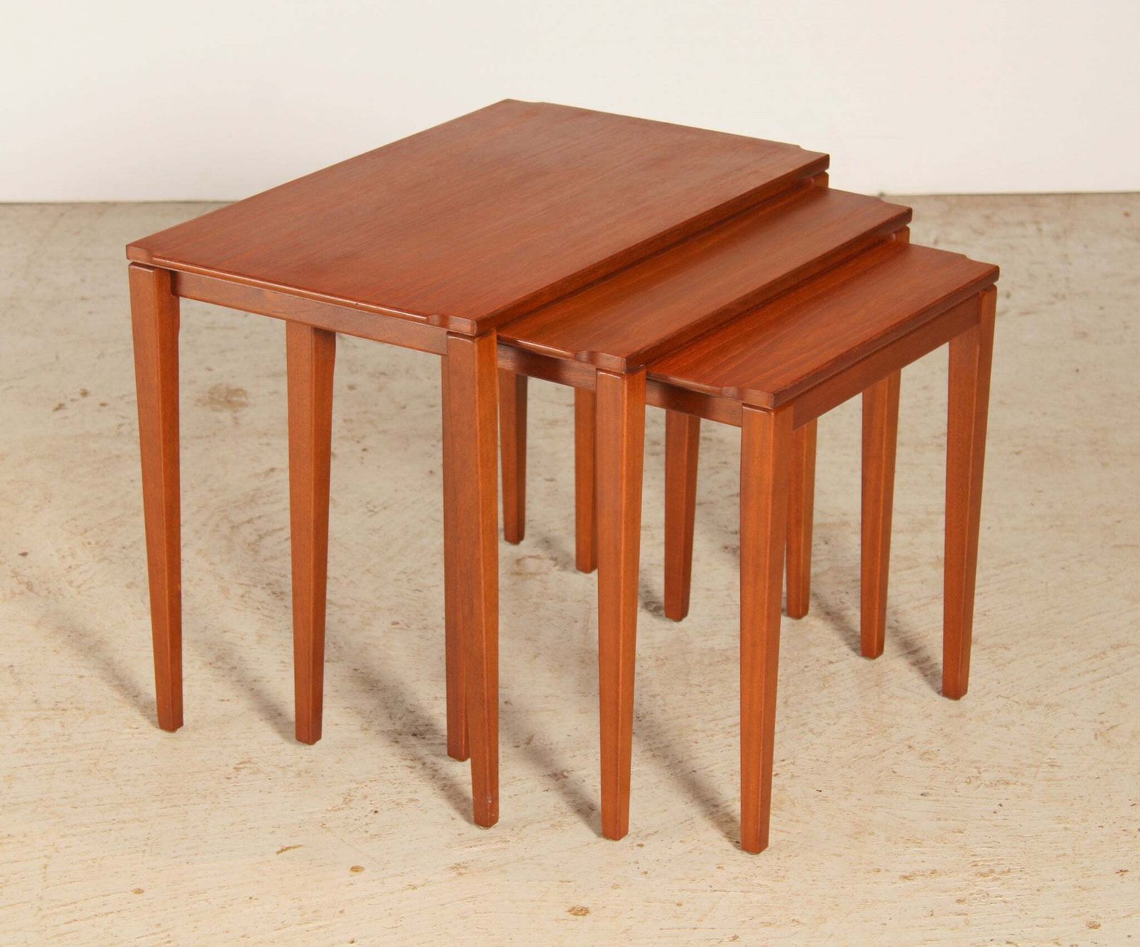 Mid Century Teak Nest Of 3 Tables By Richard Hornby, Circa 1960s