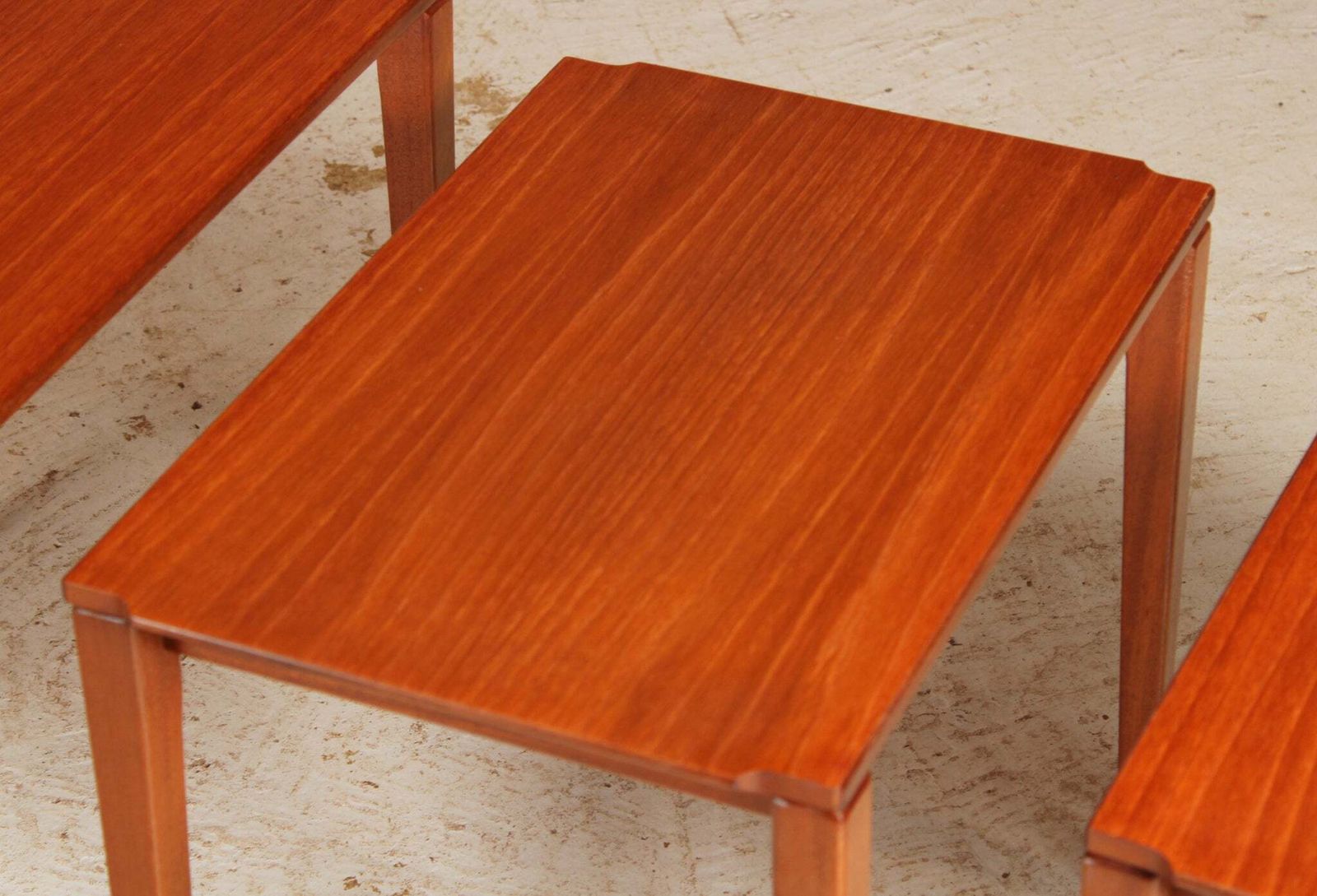 Mid Century Teak Nest Of 3 Tables By Richard Hornby, Circa 1960s photo buy