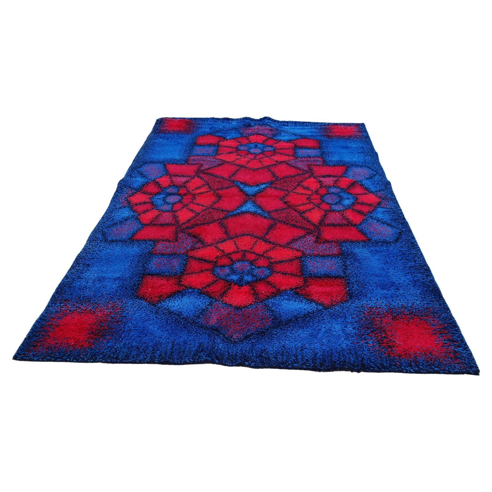 Xxl Mid Century Modern Rug By Siegel Teppich, West Germany 1970s