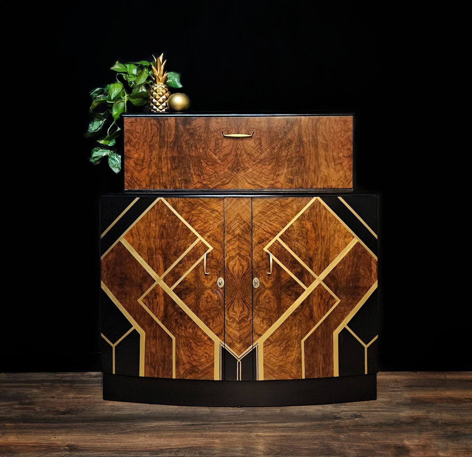 Mid Century Modern Turnidge Cocktail Cabinet