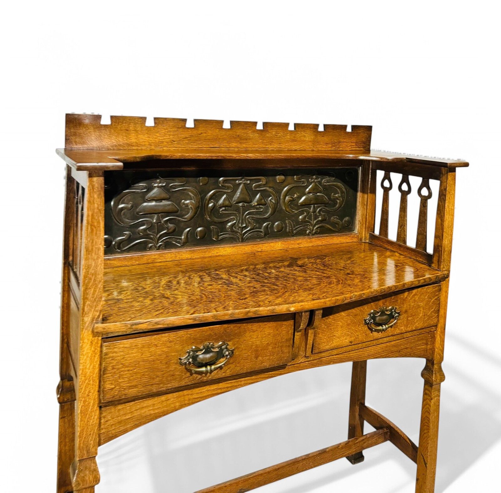 Antique Shapland And Petter  Sideboard Hall Table C1900 Arts And Crafts photo buy