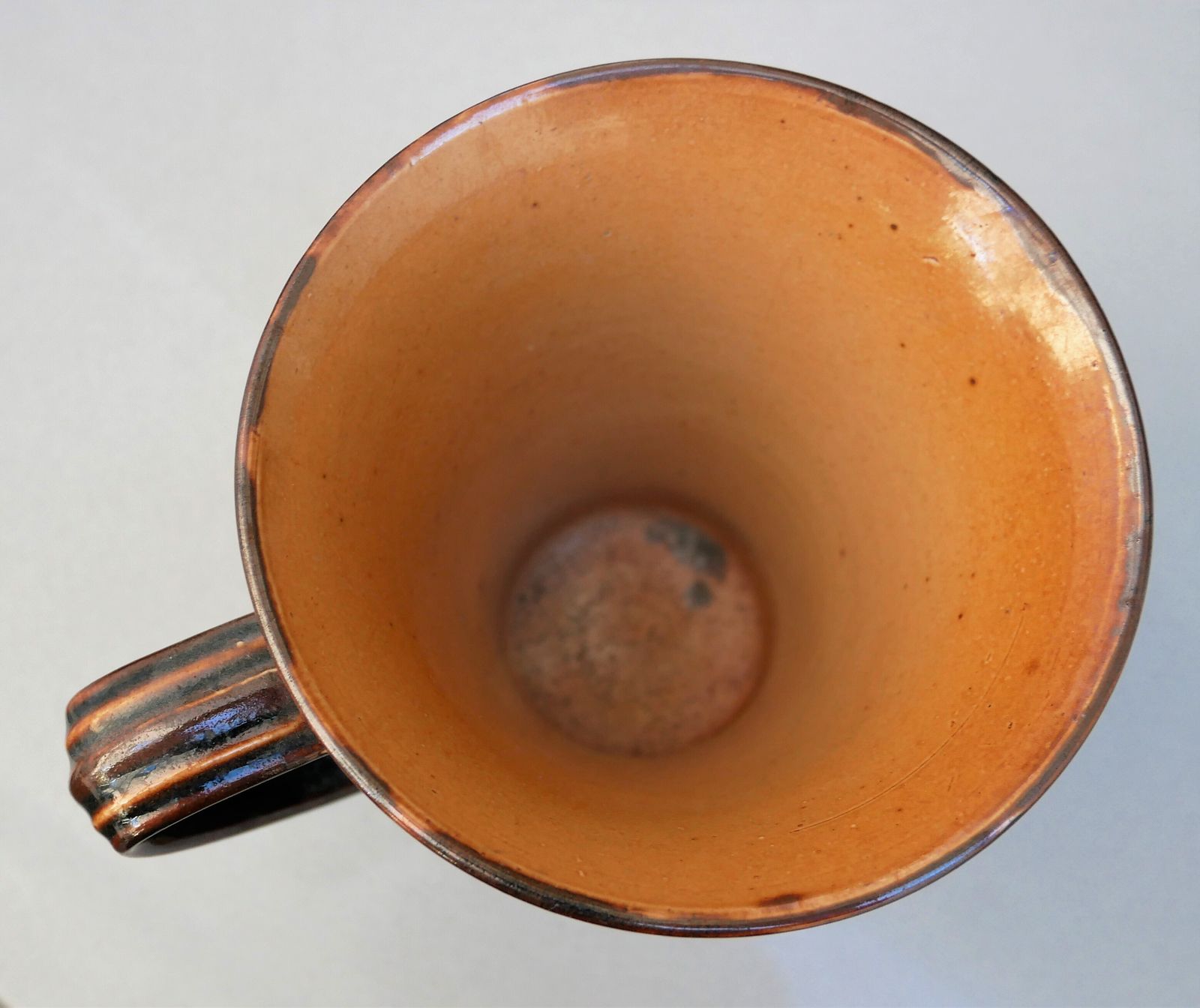 Antique Doulton Beer Mug, Jug, Vase Brown & Cream Single Handle 1901 12x11cm photo vinterior