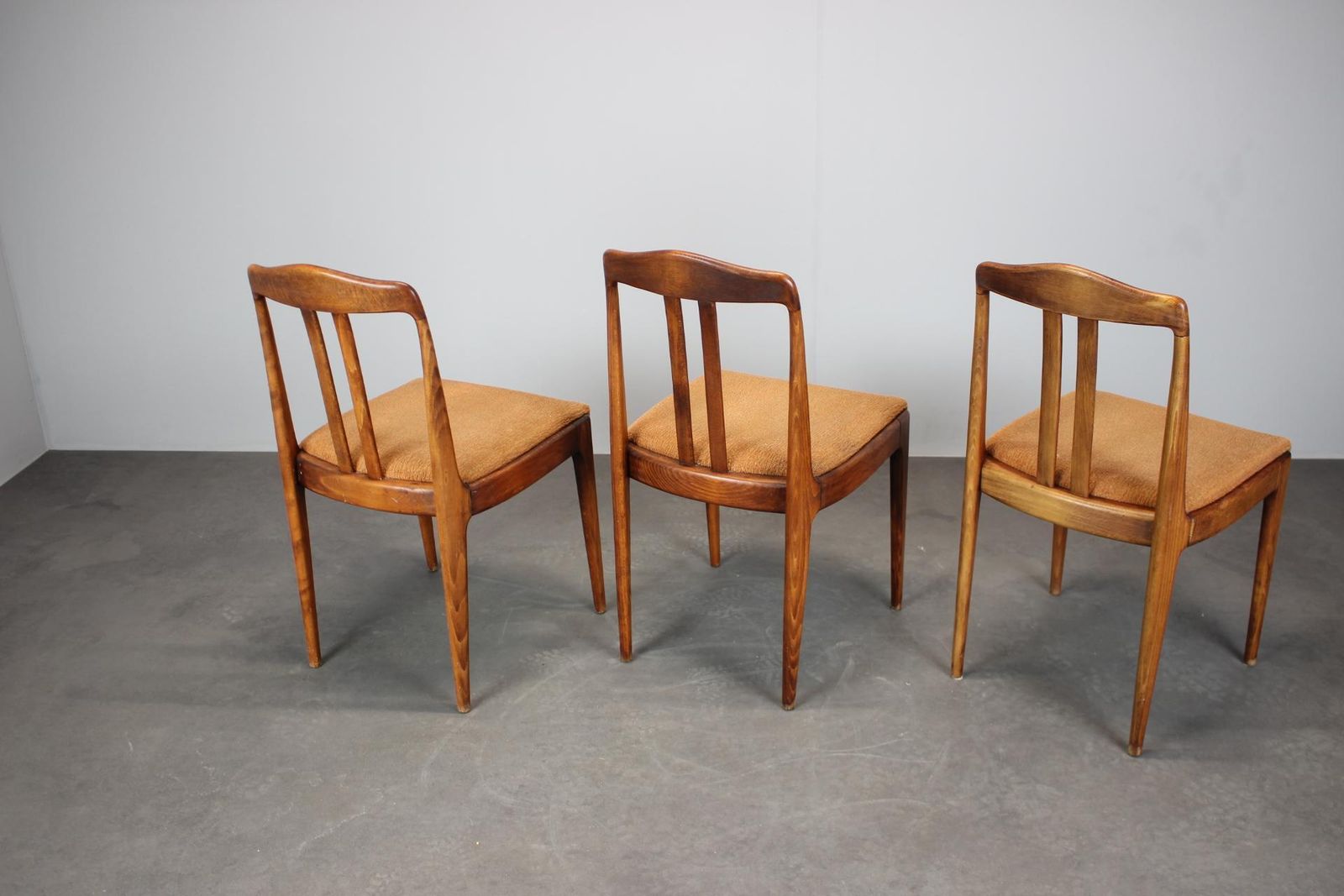 1970s Set Of Three Dining Chairs By Drevotvar, Czechoslovakia photo for sale