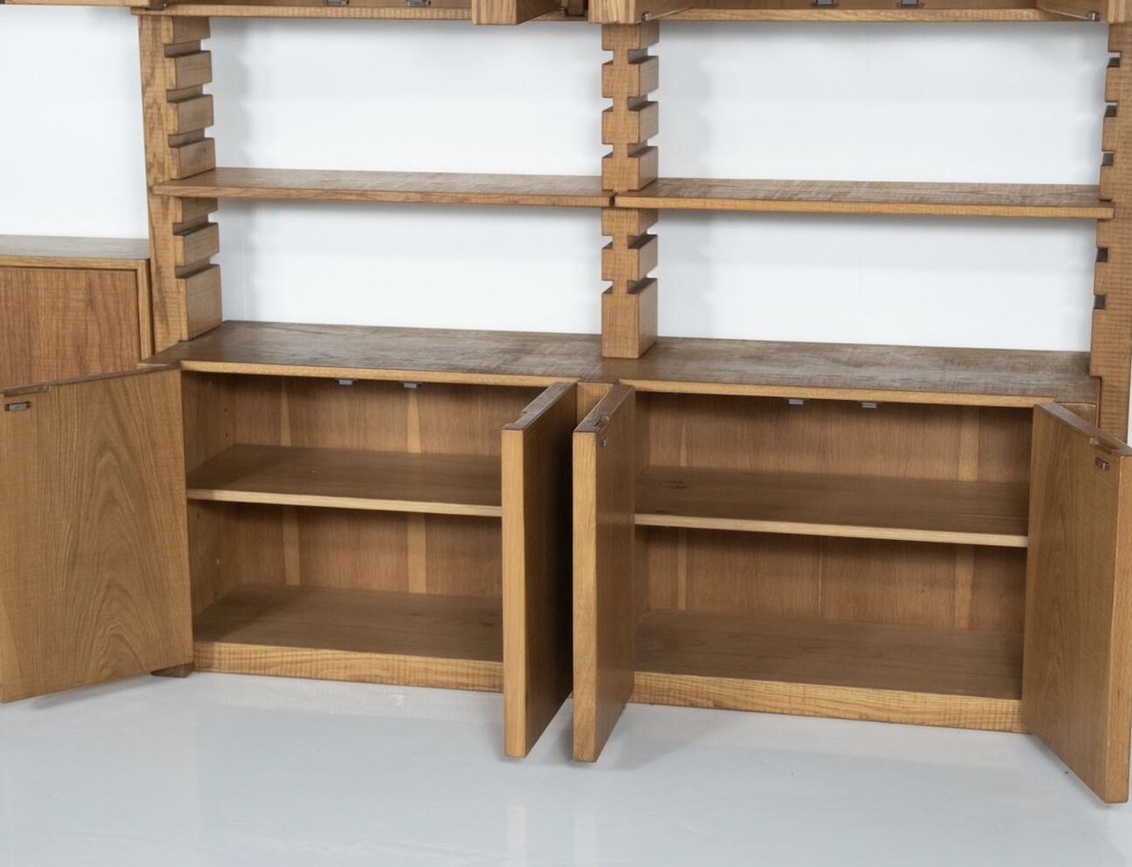 Large Bookshelf With Bench By Guiseppe Rivadossi For Officina Rivadossi, Italy photo vinterior