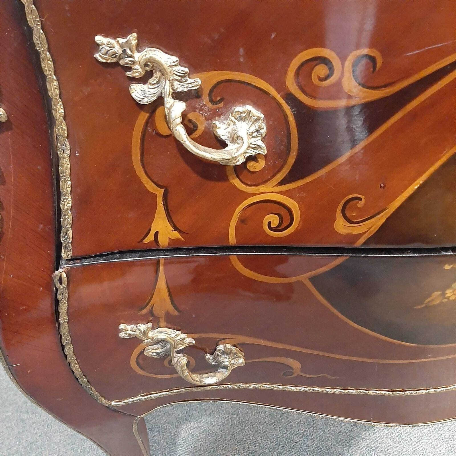 French Style Bombé Commode (Chest Of Drawers) In The Louis XV Style photo buy