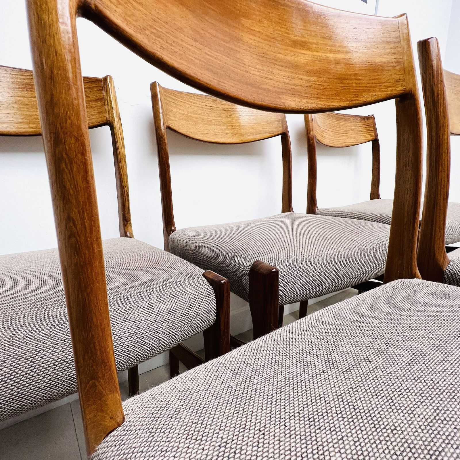 Danish Dining Chairs By Arne Wahl Iversen photo vintage