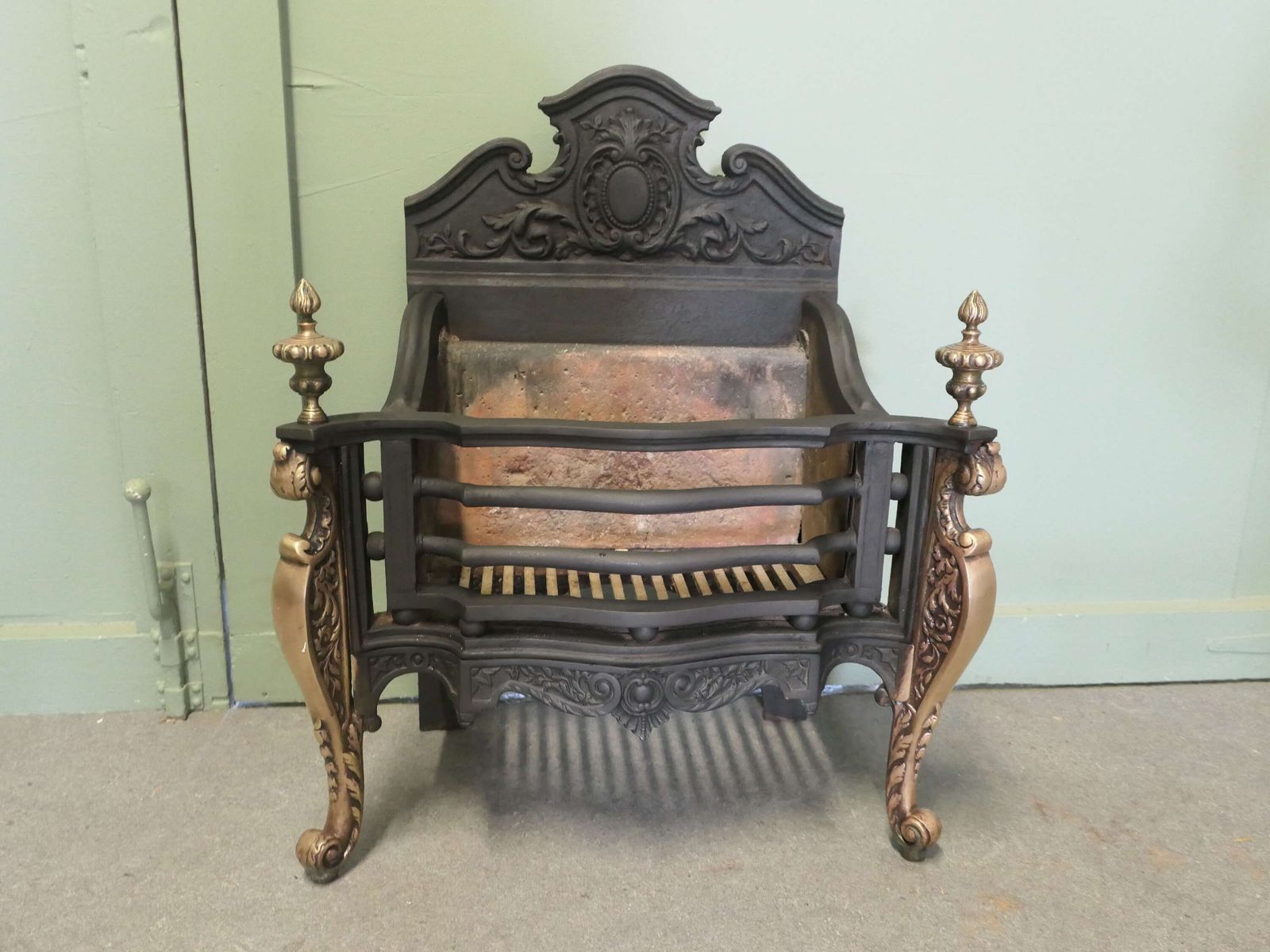 Adams Style Free Standing Fire Basket, Grate photo furniture