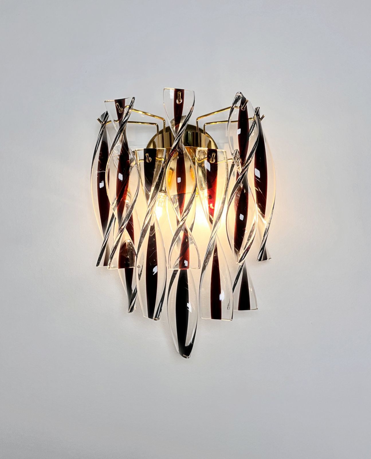 Pair Of Murano Wall Sconces photo vintage