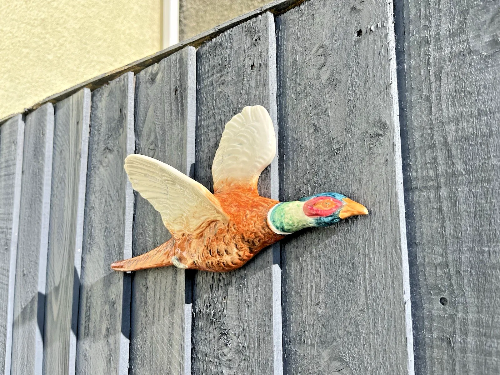 Rare Large Vintage Beswick Flying Pheasant 661/1 Bird Wall Plaque Not Duck photo furniture