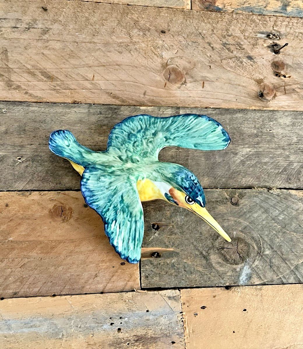Rare Large Vintage Beswick Flying Kingfisher 729/1 Bird Wall Plaque Not Duck