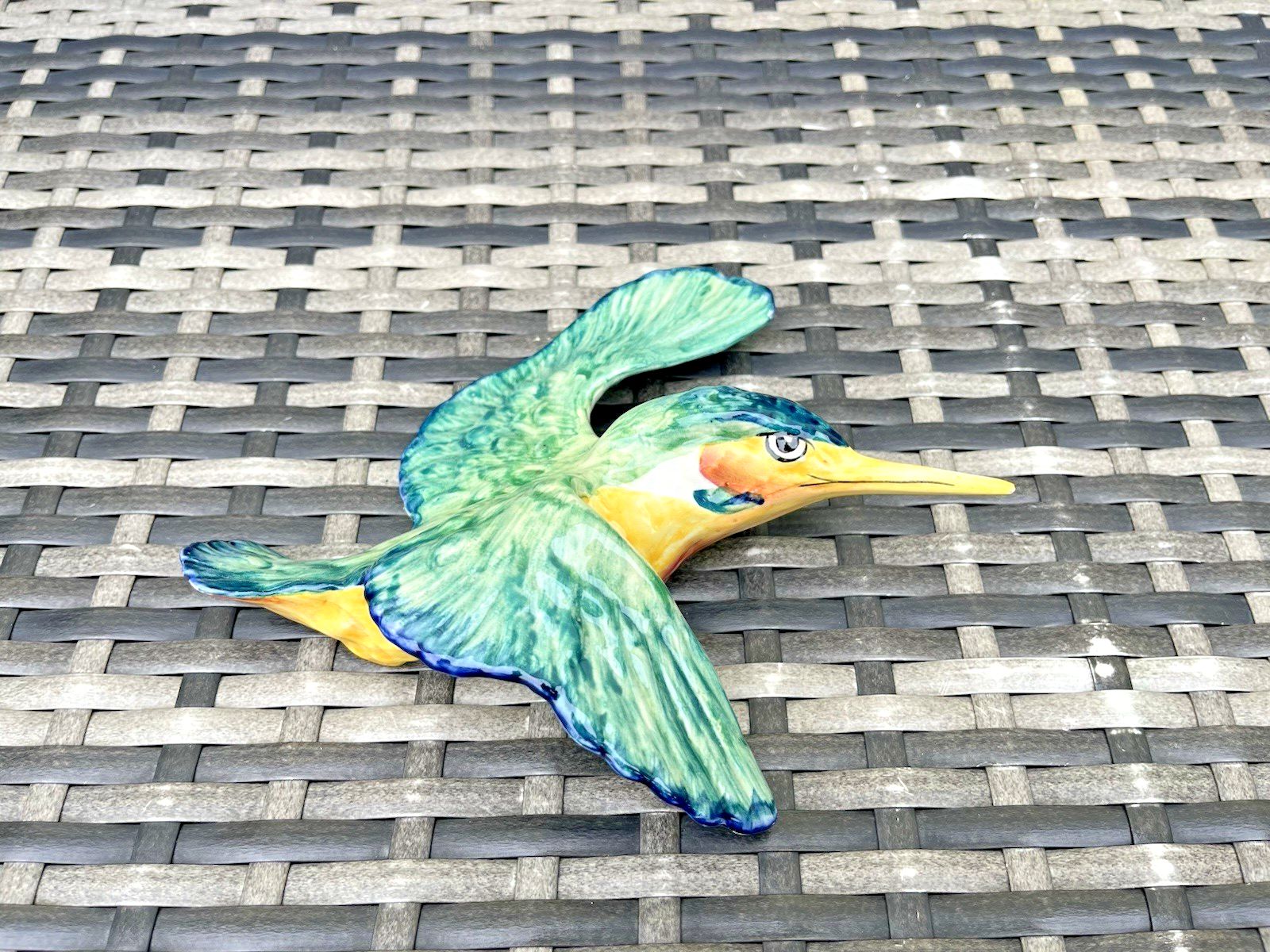 Rare Large Vintage Beswick Flying Kingfisher 729/1 Bird Wall Plaque Not Duck photo 100.0