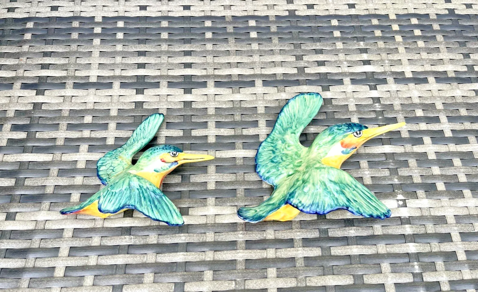 photo vinterior Rare Large Vintage Beswick Flying Kingfisher 729/1 Bird Wall Plaque Not Duck