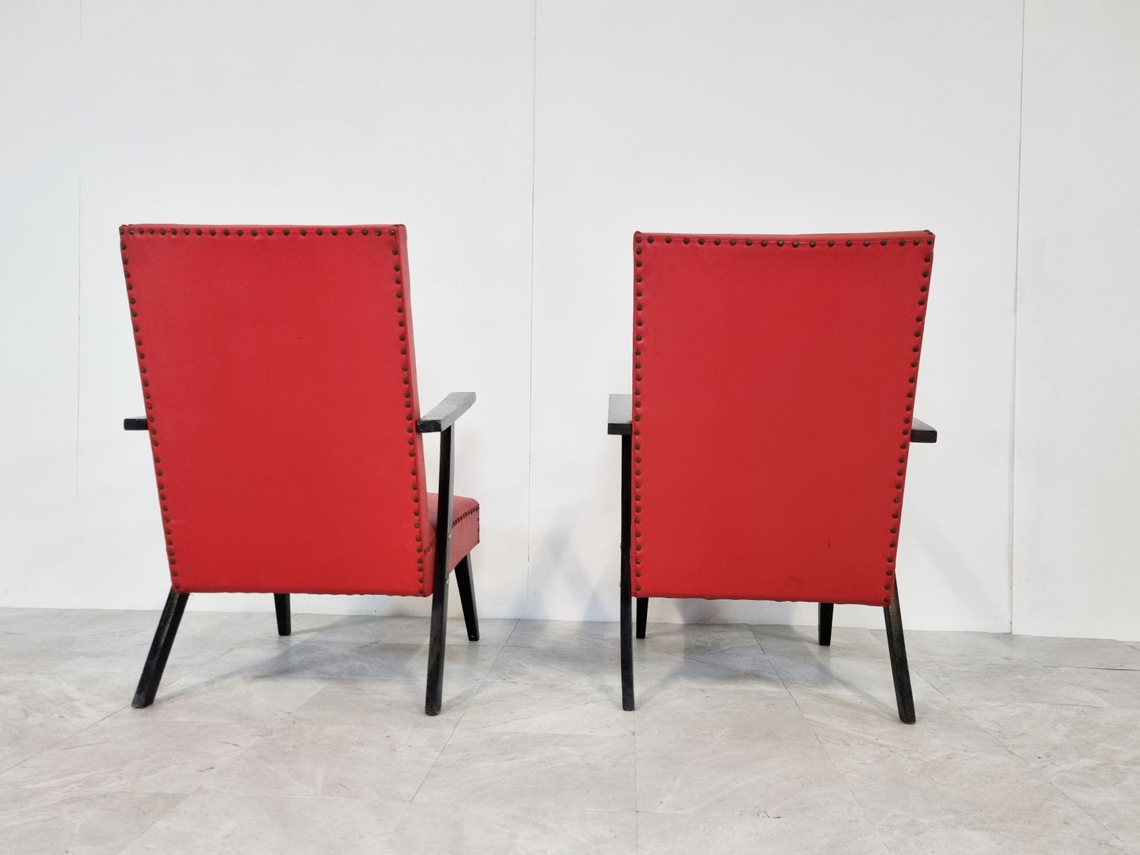 Pair Of Vintage Armchairs, 1960's Belgium photo furniture