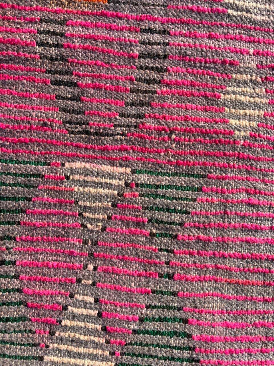 Hand Knotted Pink Moroccan Runner Rug Exquisite Handmade Traditional Pink Moroccan Berber Hallway Rug Premium Craftsmanship 70x330 Cm photo Textiles