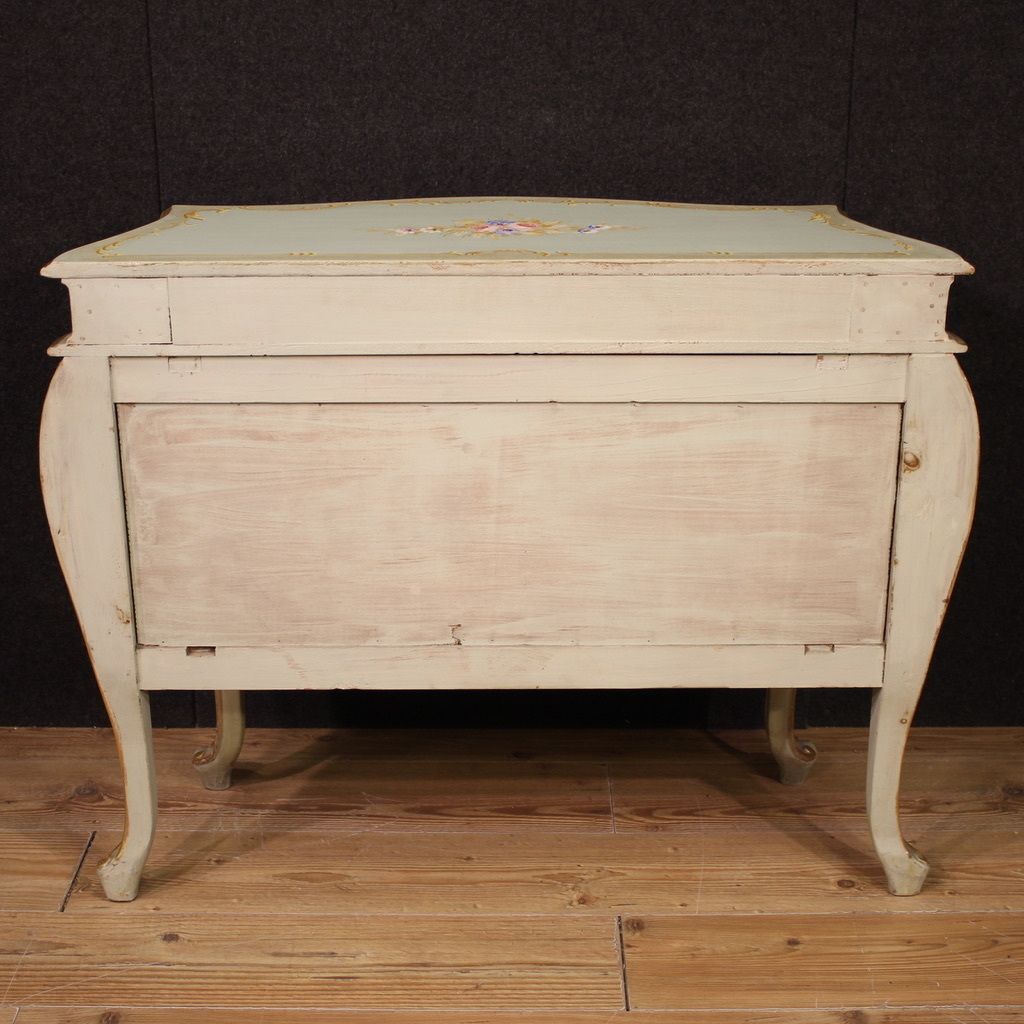 Venetian Lacquered, Painted And Gilded Dresser From The 20th Century photo 2750.0