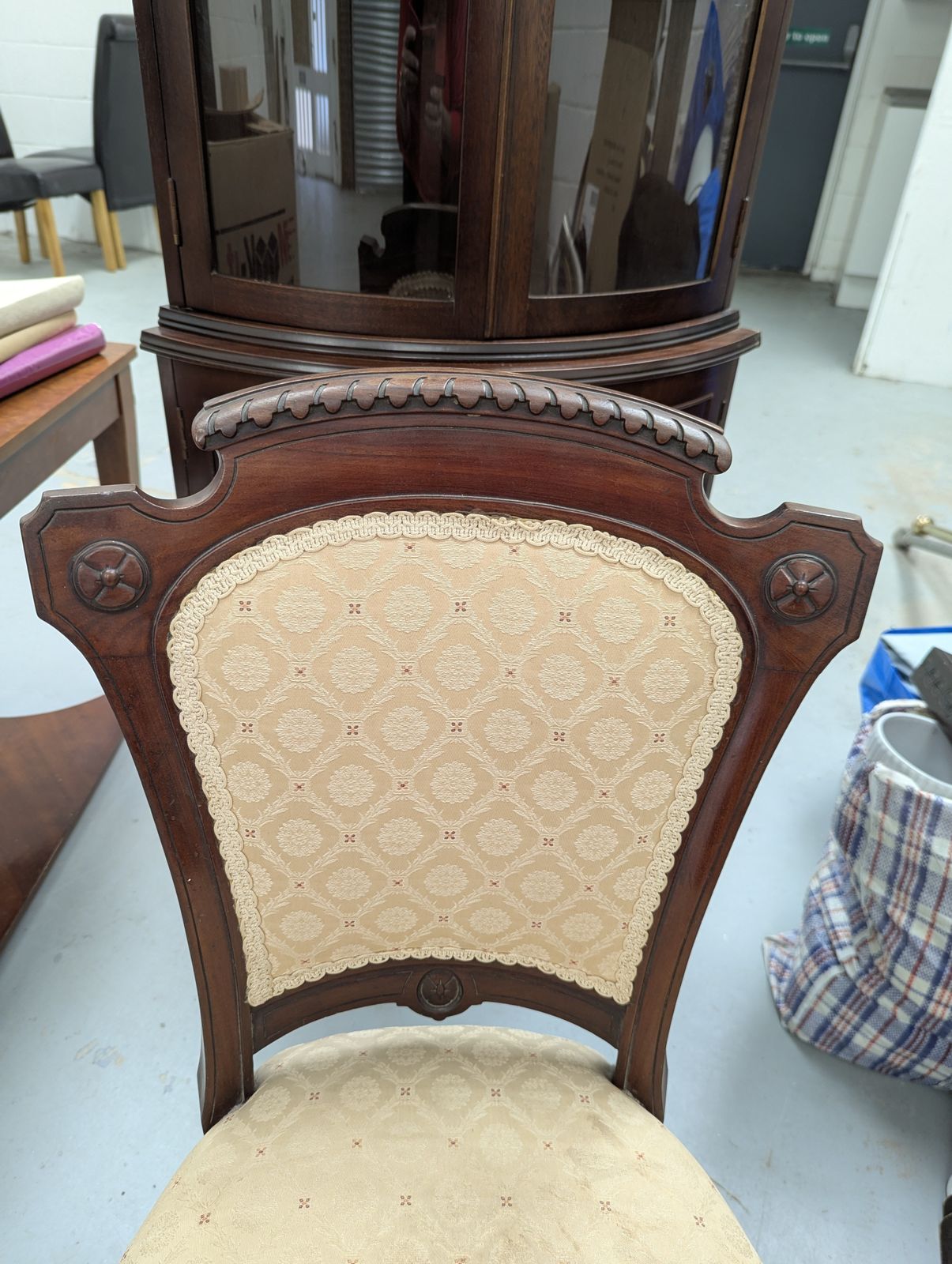 Furniture Victorian Occasional/Dining Chairs With Matching Grandmother/Nursing Chair photo