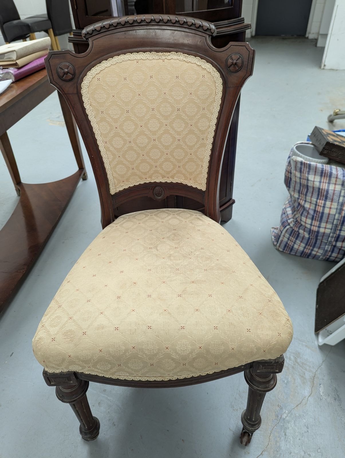 Victorian Occasional/Dining Chairs With Matching Grandmother/Nursing Chair photo 225.0