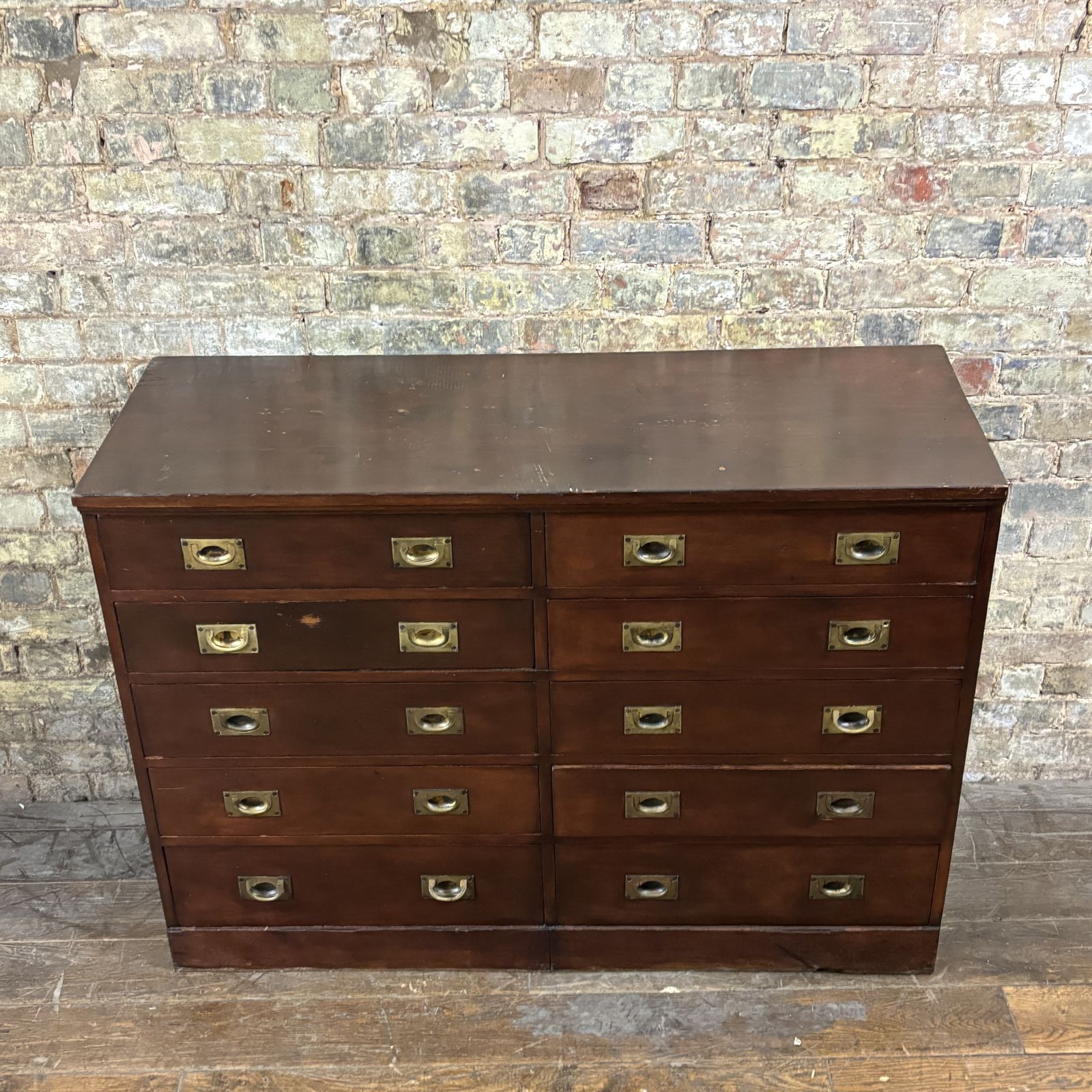 1920s Mahogany Workshop Bank Of Drawers photo vinterior