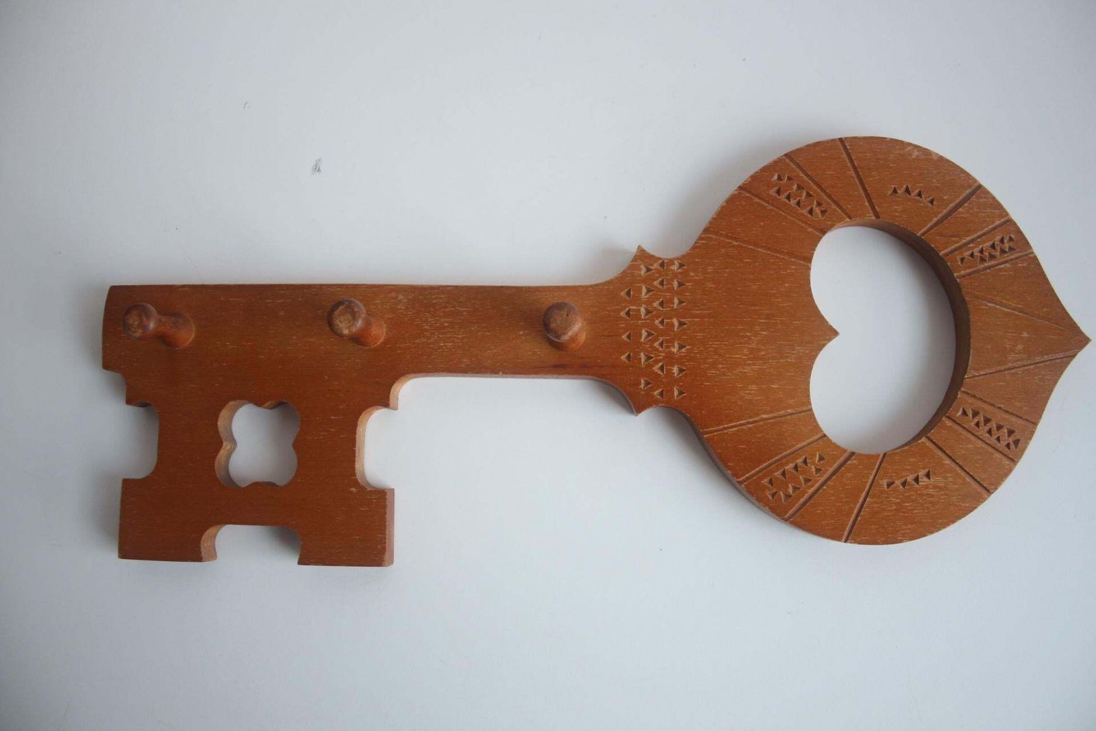 Vintage Wooden Wall Hanger, 1960's. photo for sale