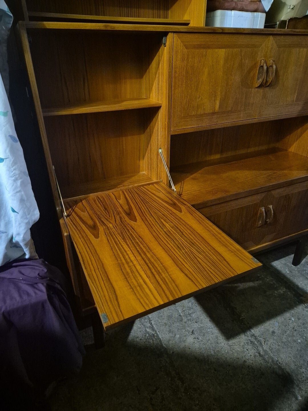 photo furniture Vintage G Plan Sierra Highboard – Mid Century Modern Teak Cabinet