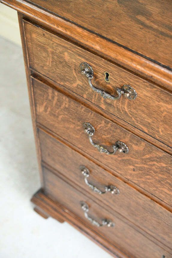 Georgian Oak Chest Of Drawers, Mid 20th Century photo buy