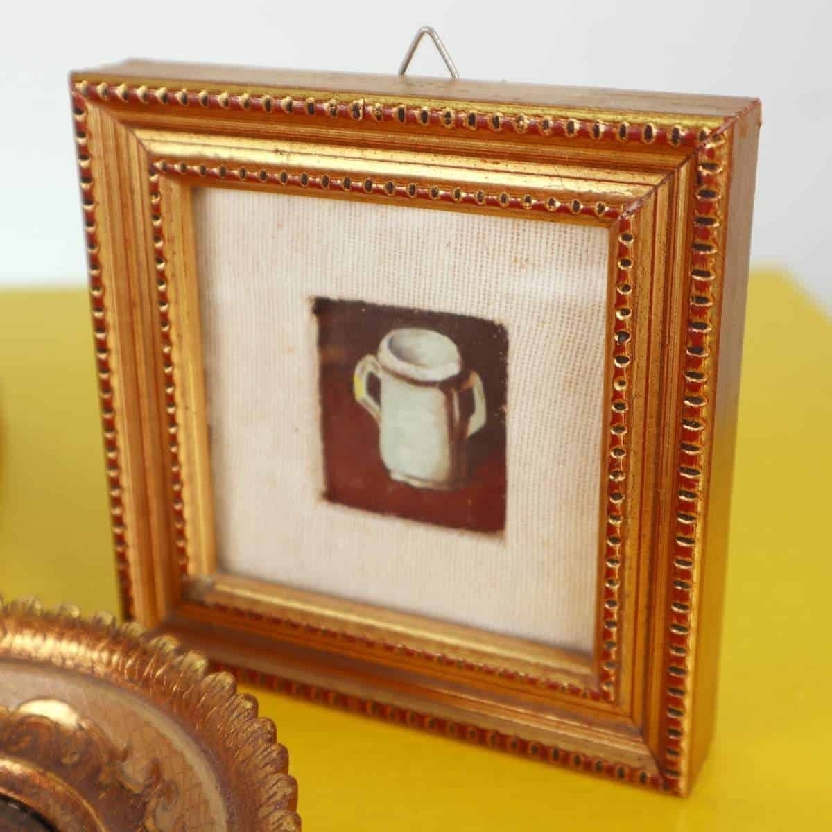 Lot Of 8 Small Vintage Wooden Frames photo furniture