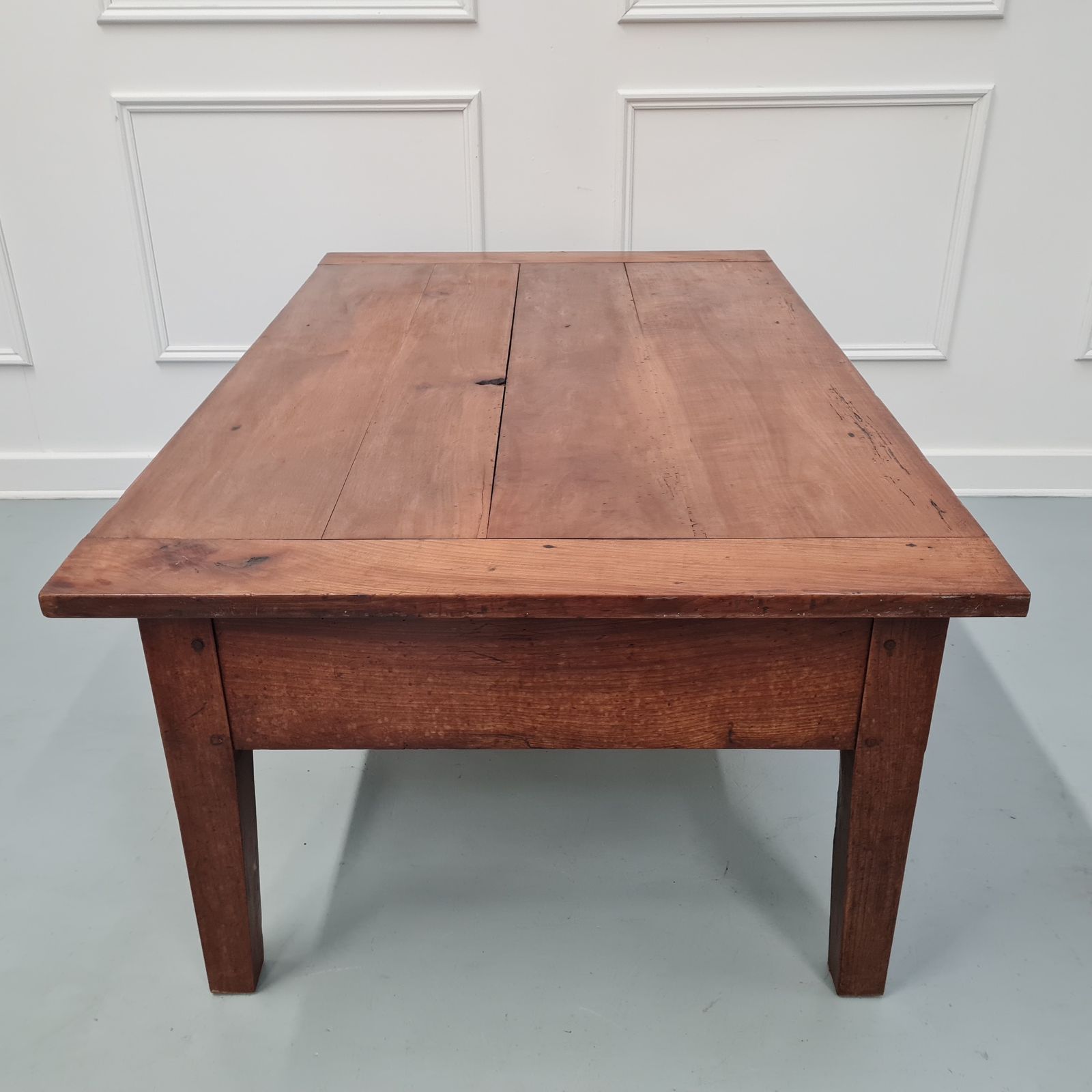 Antique Cherry Wood Coffee Table C1840 photo vintage