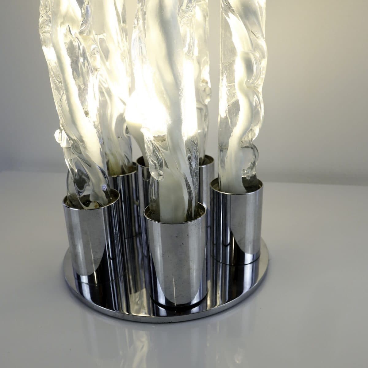 Excalibur Lamp Produced By Gino Poli Murano, Designer Ettore Fantasia, 1980s photo 4898.0
