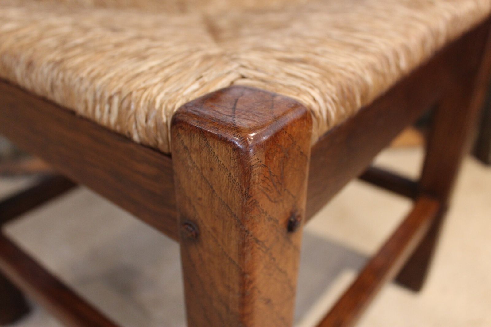 Chair Rare Cotswold School Arts And Crafts Oak Corner C1920 photo for sale