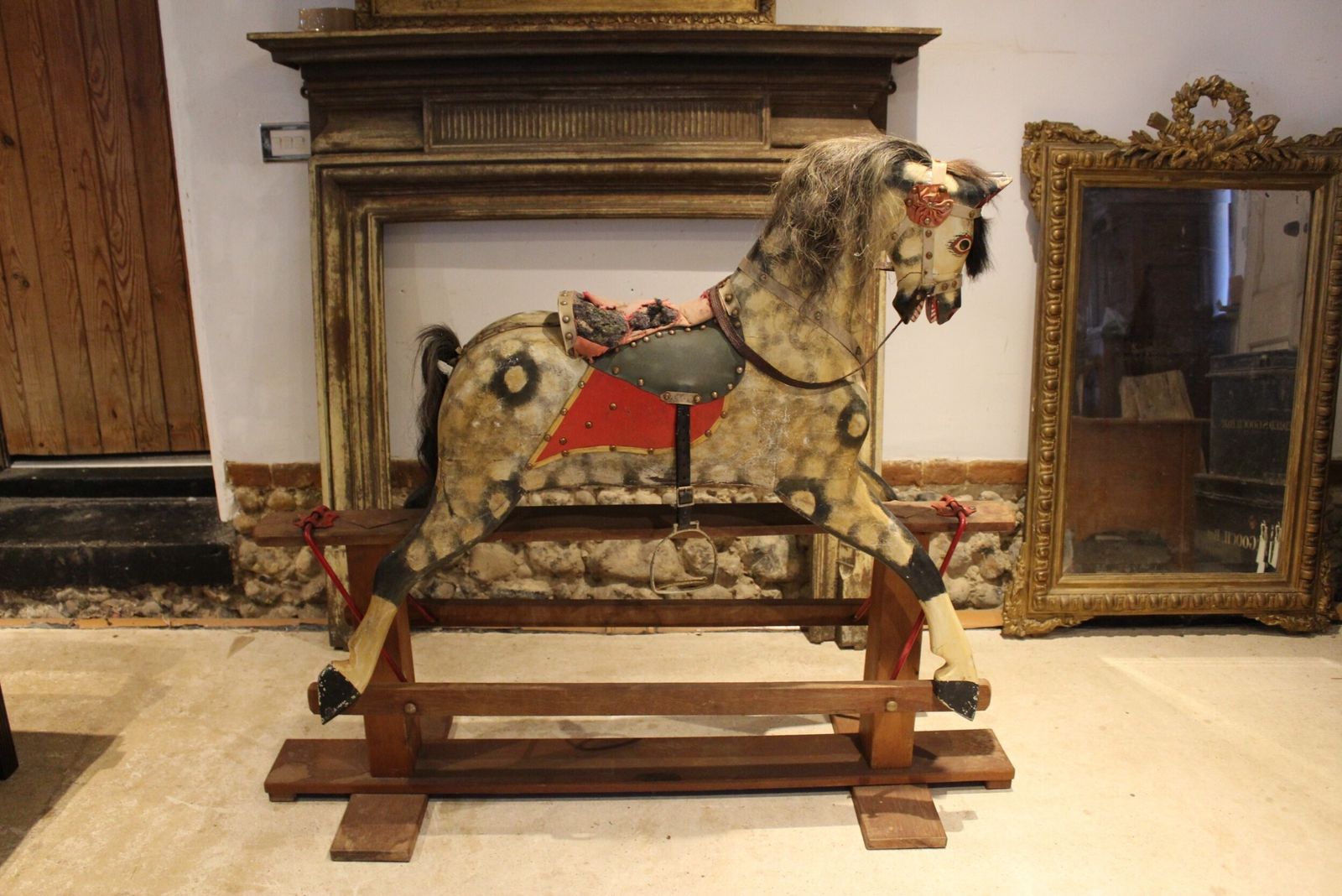 Rocking Horse Collinson Brothers J Collinson C1910 photo vintage