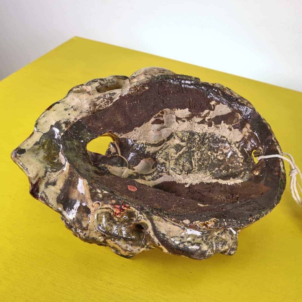 Bacchus Mask Sculpture In Ceramic By Seminara Paolo Condurso photo buy