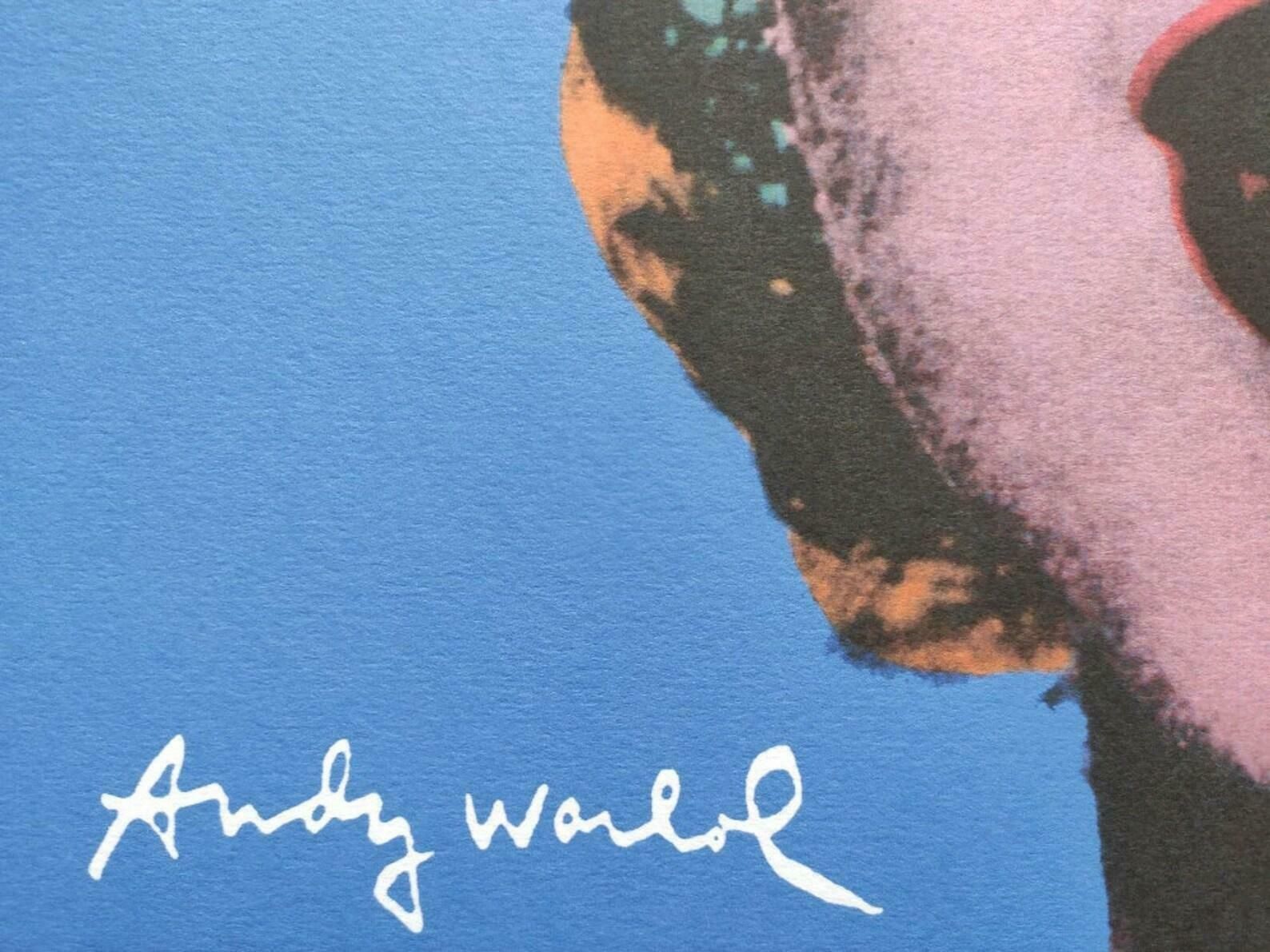 Andy Warhol – Marilyn In Blue And Yellow & Green photo Art