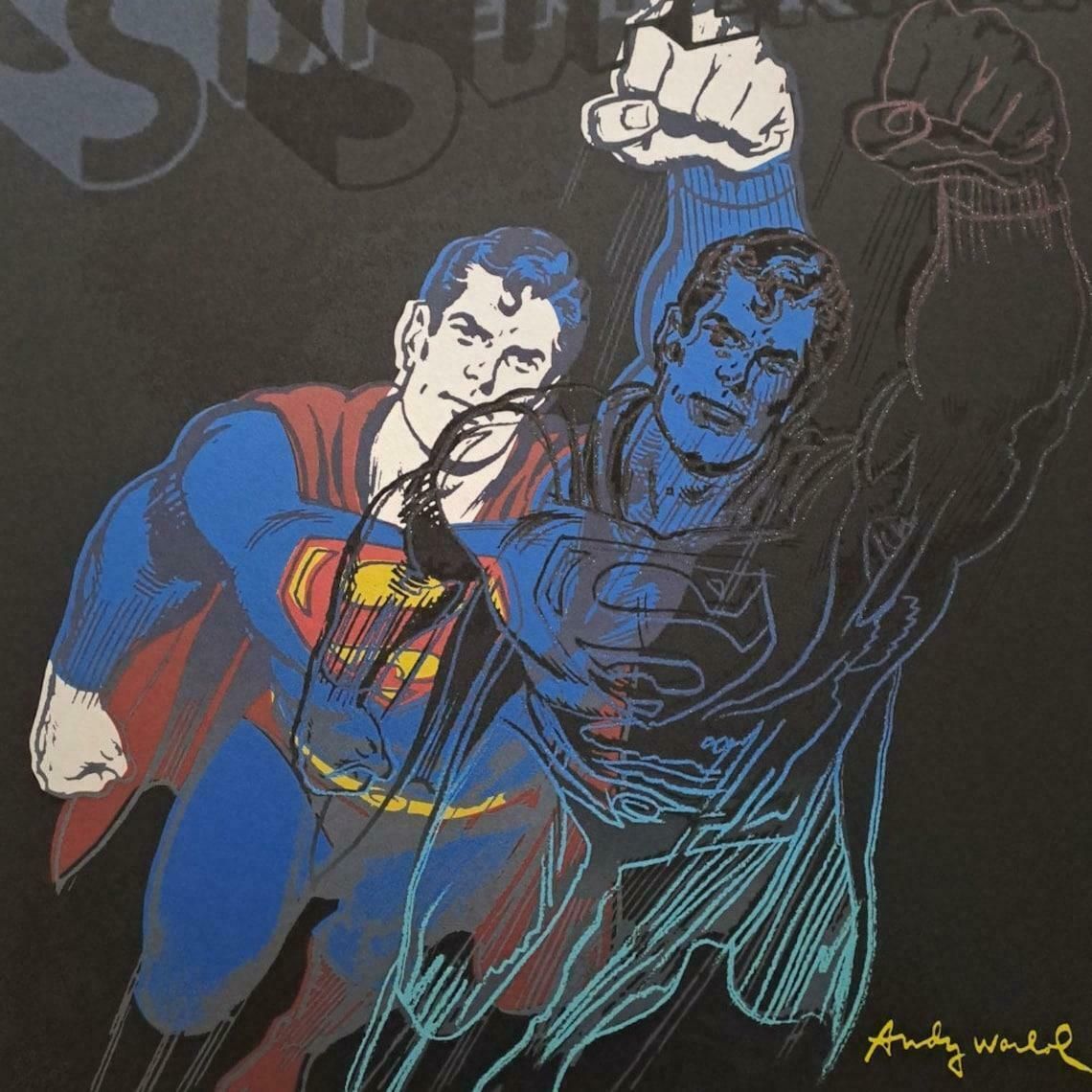 1980's Carnegie Museum Of Art Andy Warhol Superman Lithograph photo furniture