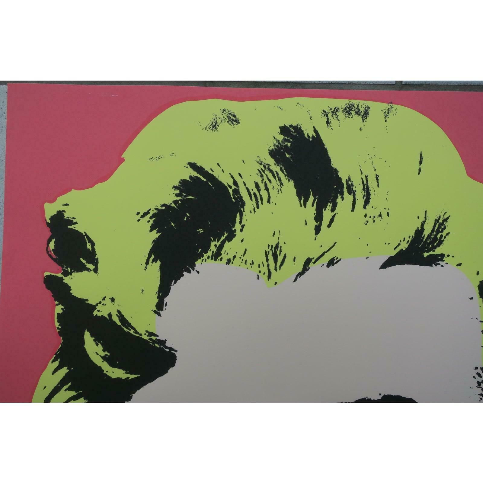 Andy Warhol – Pink & Yellow Marilyn photo Art