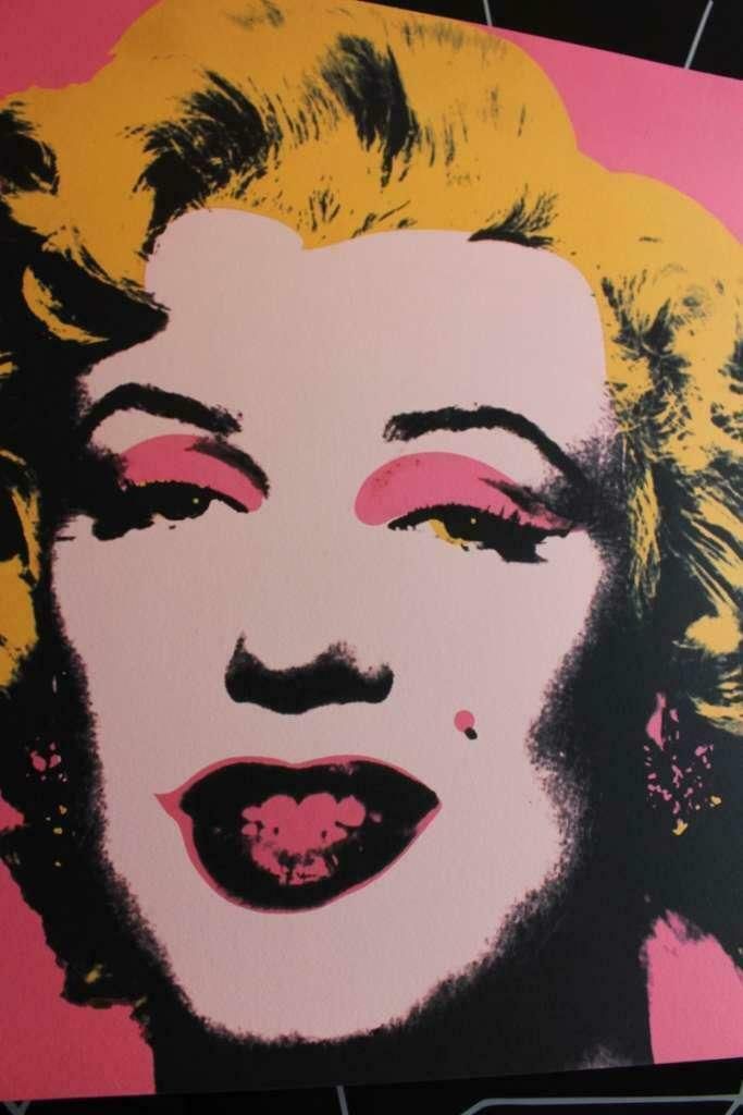 Art Andy Warhol – Pink & Yellow Marilyn photo