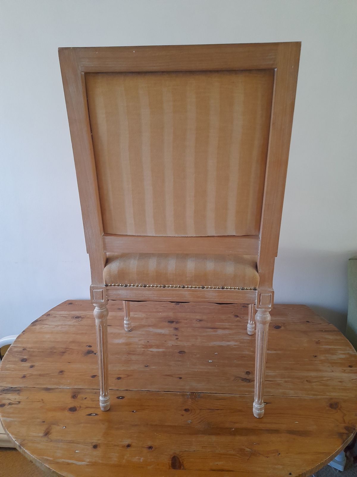 Fauteuil Chairs, Beech, Set Of Eight, Upholstered In Andrew Martin Velvet