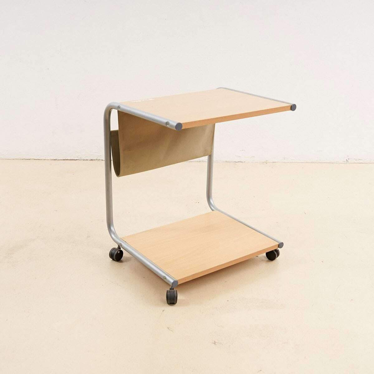 Multifunctional Trolley With Wooden Shelves photo for sale