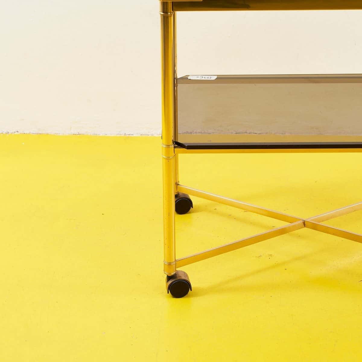 Metal And Glass Trolley From The 70s photo furniture