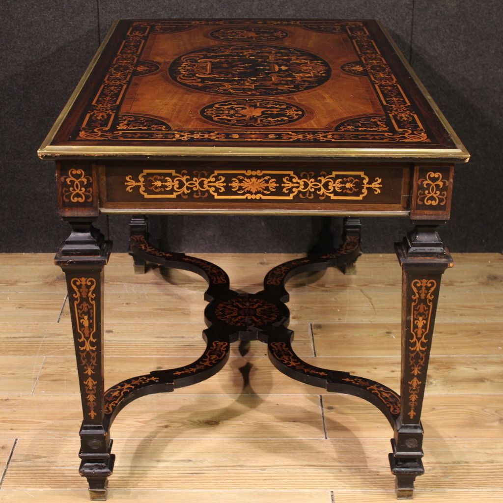 20th Century French Inlaid Writing Table photo buy