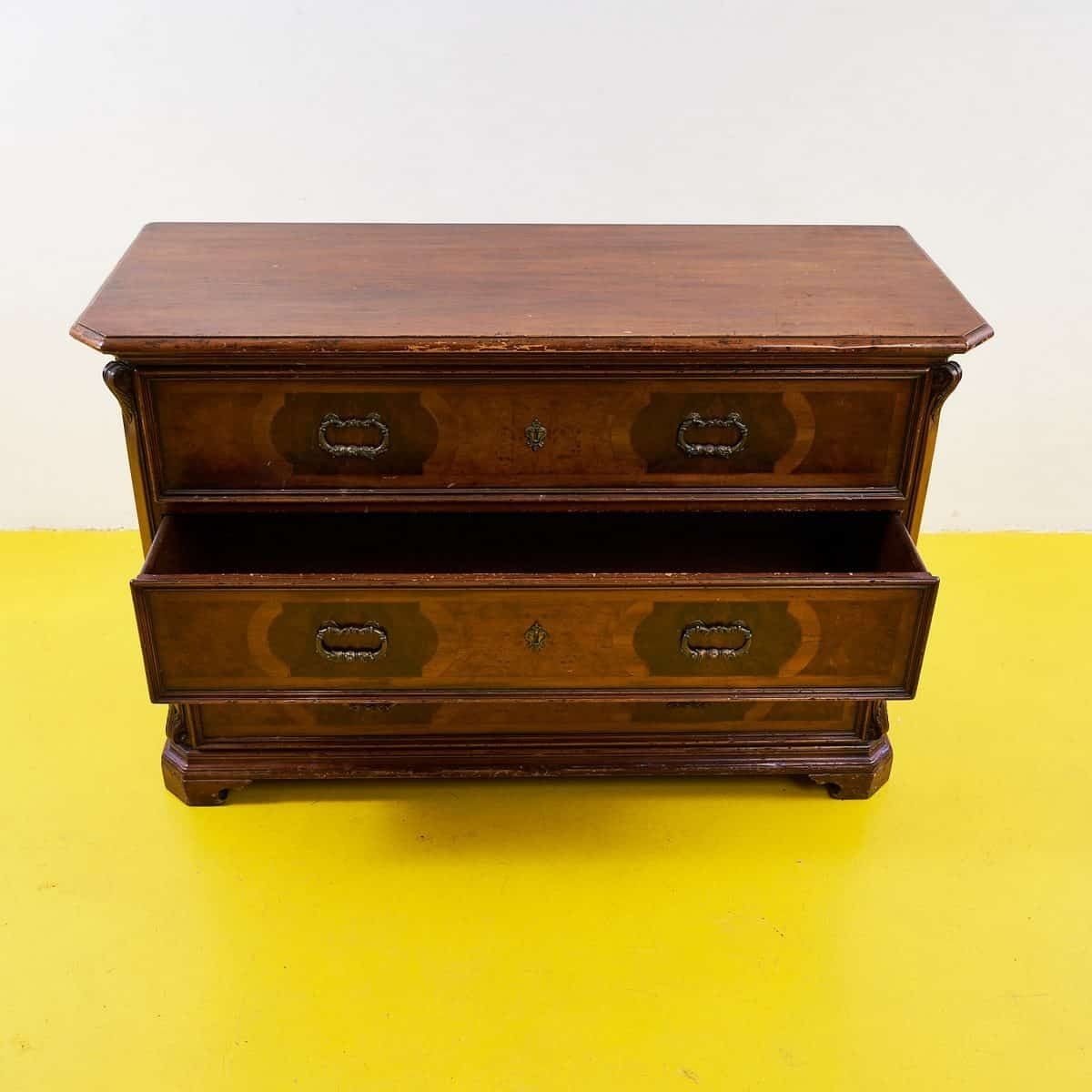Vintage Walnut Chest Of Drawers photo buy