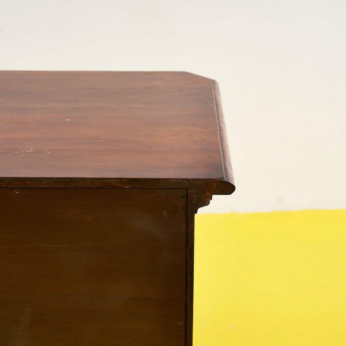 Furniture Vintage Walnut Chest Of Drawers photo