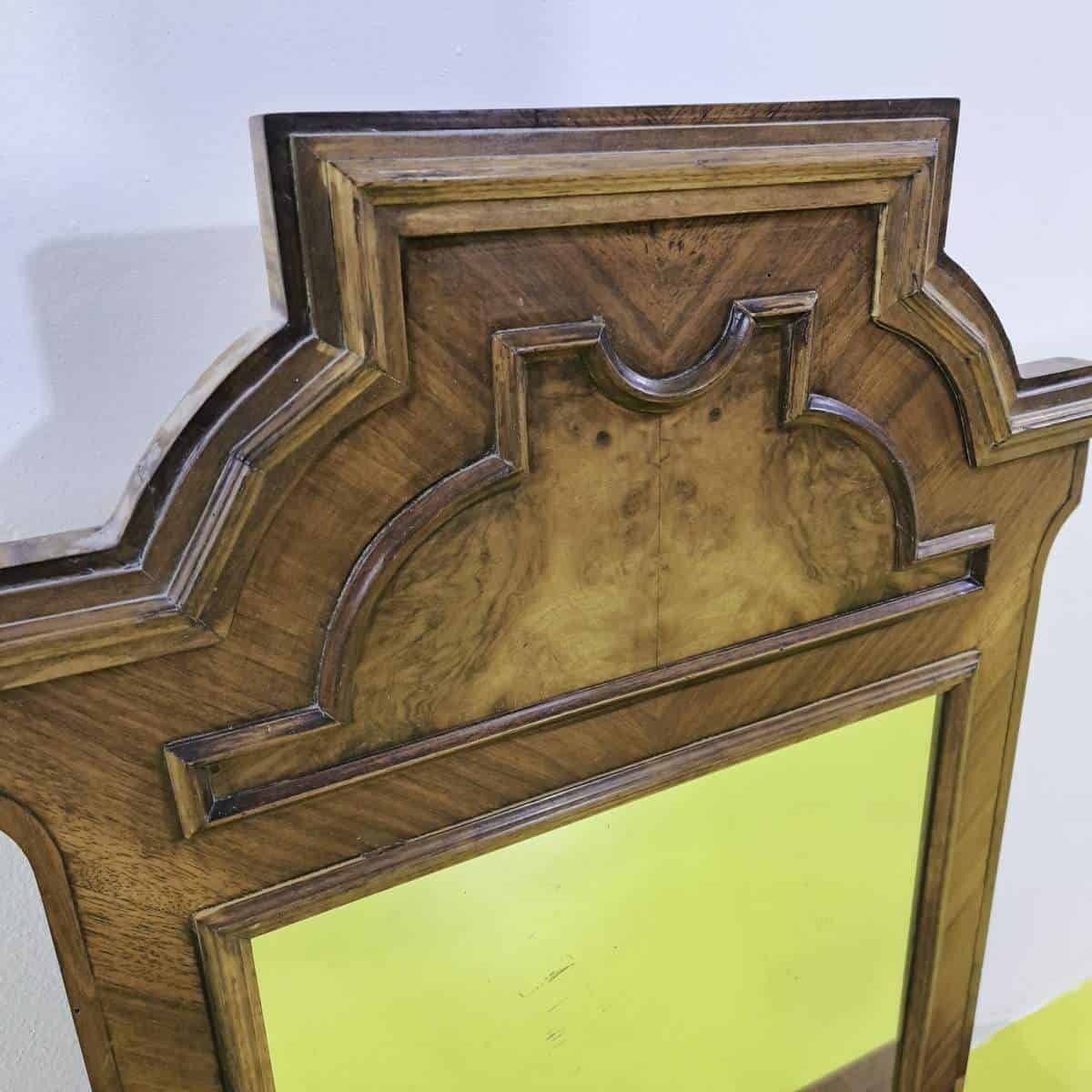 Elegant Antique Wooden Table Mirror photo furniture