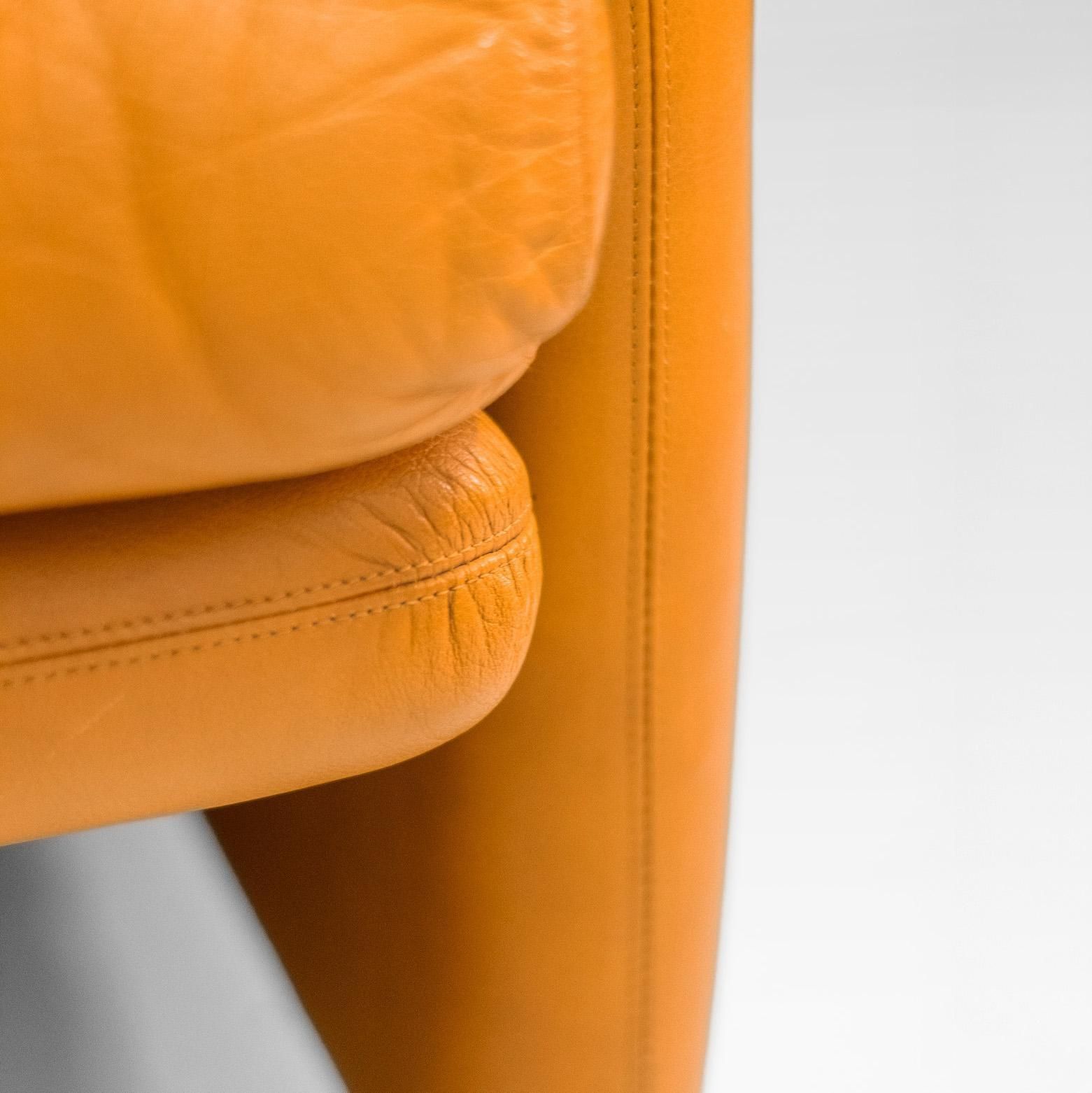 1970 Vintage Coronado Brown Leather Armchairs By Tobia Scarpa For C&B Italia photo 4800.0