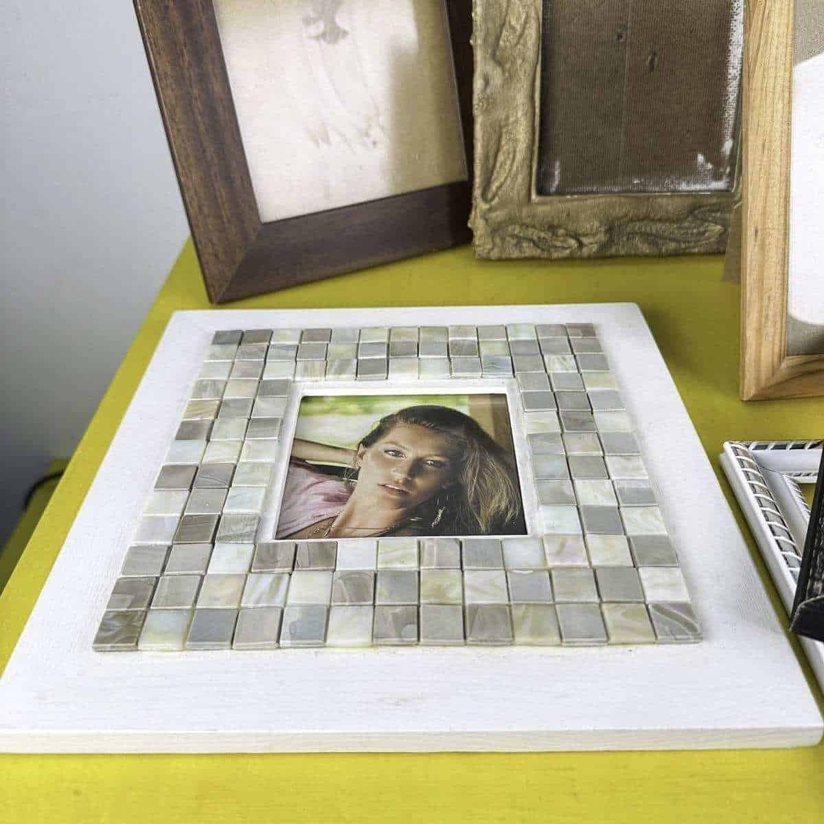 Lot Of 7 Photo Frames, Mid 20th Century photo Home Decor