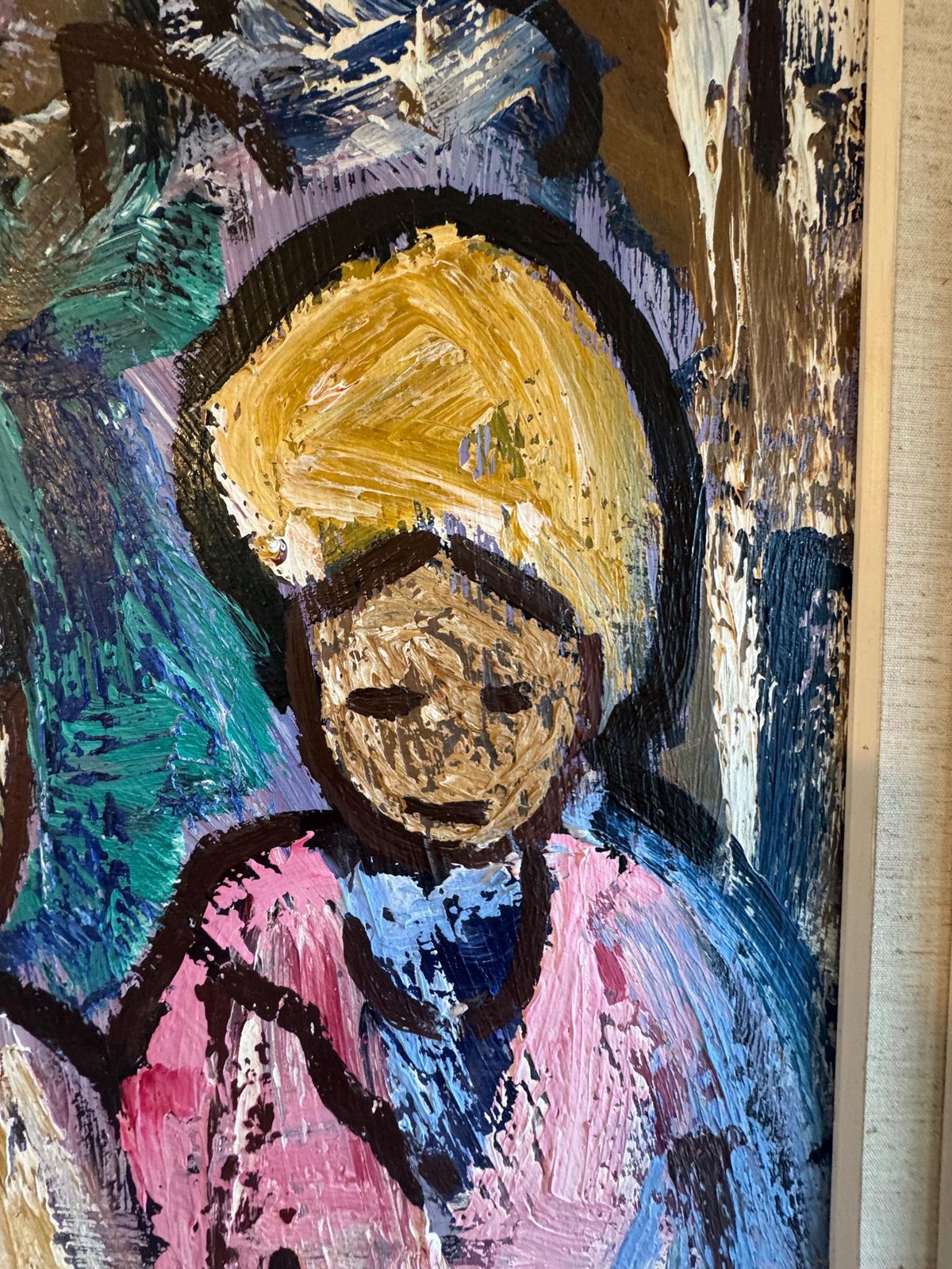 Swedish Original Oil Painting photo Art